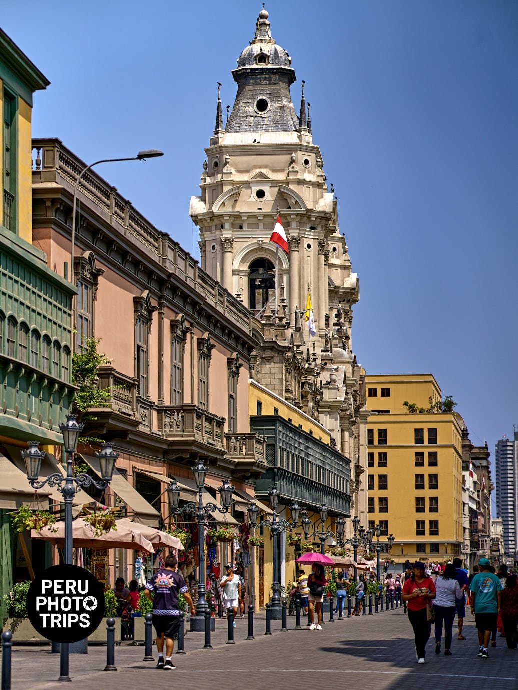 Lima city centre streets peru photo trips